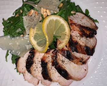 Ready to Serve Grilled chicken with arugula salad  Most Delicious