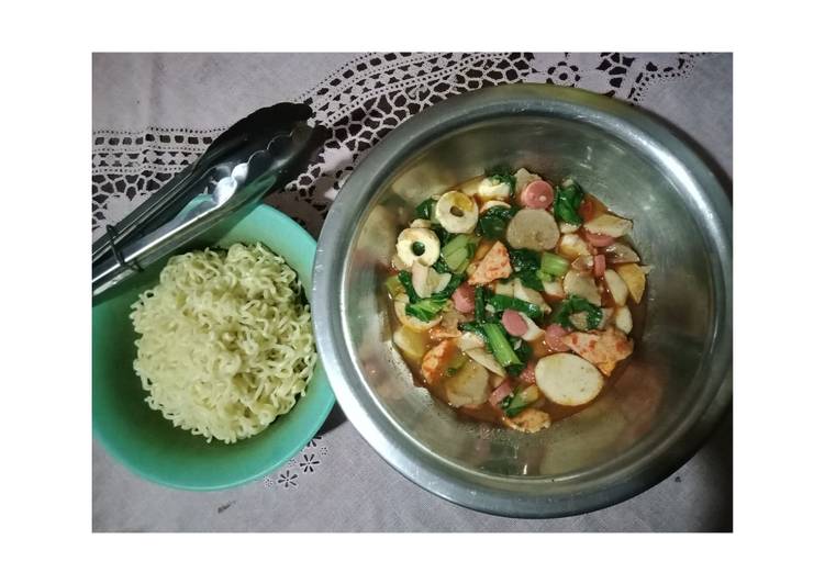 Proses Menyiapkan Tomyam noodle murah meriah, Menggugah Selera