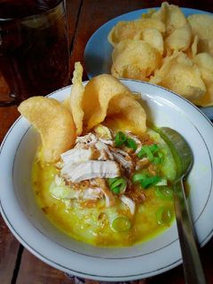 Foto resep Bubur ayam kuah kuning