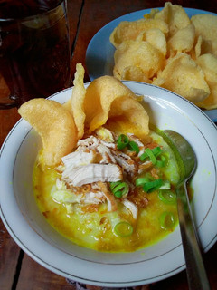Foto resep Bubur ayam kuah kuning