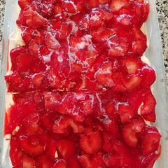 A picture of Strawberry Angel Food Cobbler.