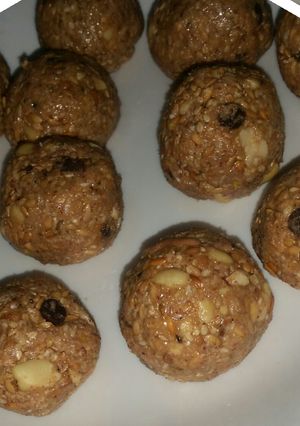 A picture of No bake Energy Balls #AuthourMarathon.