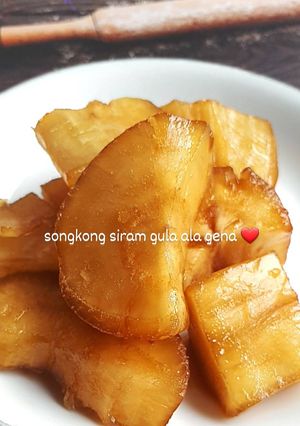 Foto resep Singkong siram gula