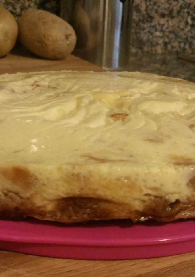 Una foto de Pudding de croissants