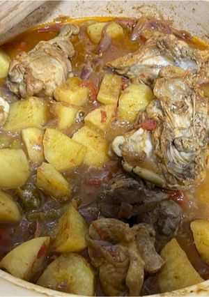 Foto di Pollo in casseruola con patate