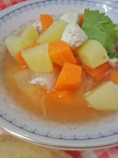 รูปของ ซุปไก่มันฝรั่ง