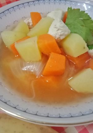รูปของ ซุปไก่มันฝรั่ง