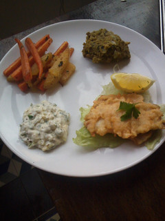 A picture of Fish and Chips.