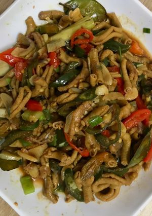 Foto resep Tumis usus kecap