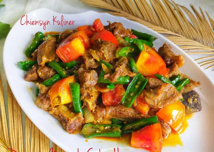 Daging Masak Cabe Hijau