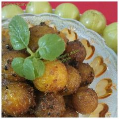 A picture of Indian gooseberry (amla) pickle.