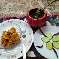 A picture of Salad - Chilli oil Cucumber salad.