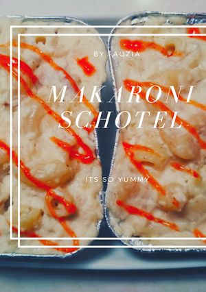 Foto resep Makaroni schotel dengan panggangan wajan