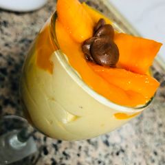 A picture of Mango mousse.