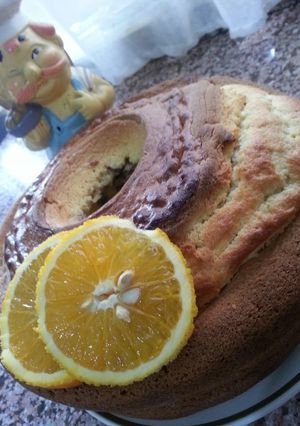 صورة لوصفة كيكة البرتقال والليمون بالكاكاو 🍋🍊🍫