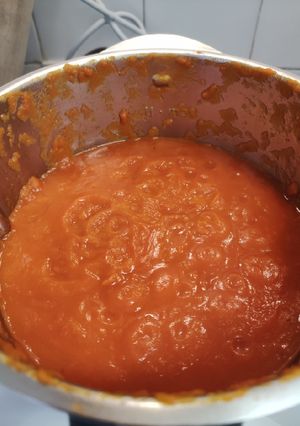 Una foto de Salsa de tomate con Thermomix