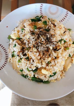 辣蘿蔔蛋炒飯 的食譜成品照片