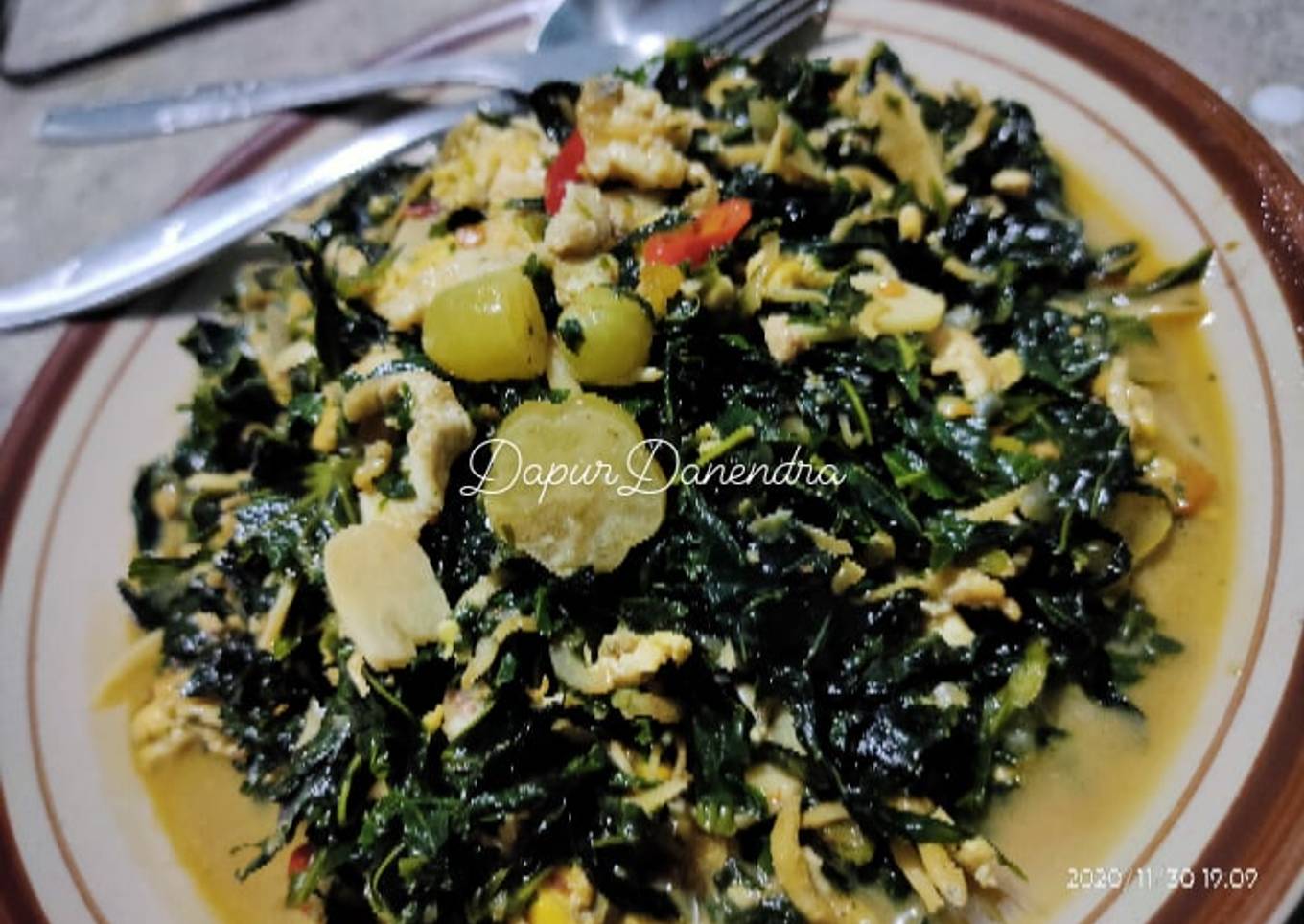 Telur Santan Daun Pepaya Jepang