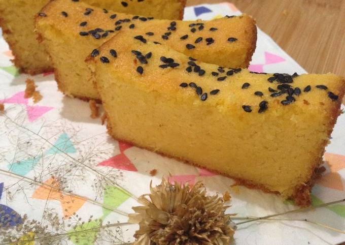 Langkah Mudah untuk Membuat Bolu tapai wijen yang Enak Banget