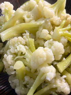 蒜香花菜 微波版 的食譜成品照片