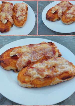 Baconös bagett recept fotója