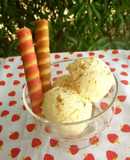 Helado de leche merengada