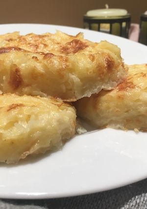 Una foto de Mini souffles de papa rallada