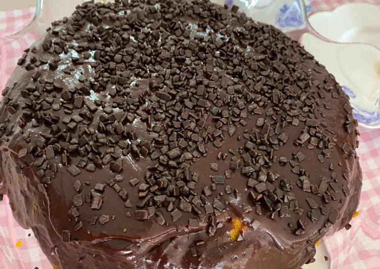 # Bolo de cenoura com brigadeiro - Gozhowgos