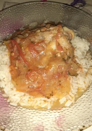 Una foto de Pollo a la cacerola