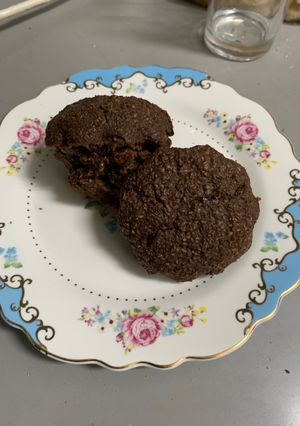 Una foto de Quequitos de chocolate y avena