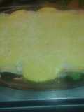 Canelones de verdura con crema verde