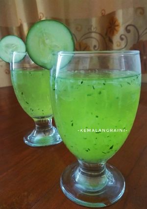 Foto resep Es Serut Timun Segar