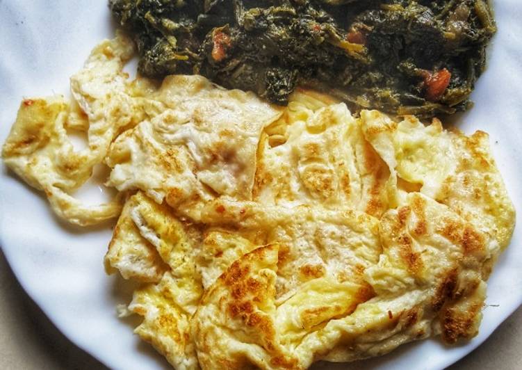 Easiest Way to Prepare Speedy Managu with fried egg