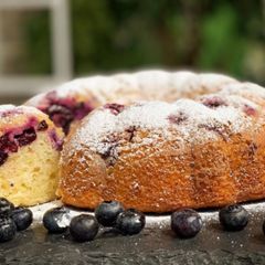 Blueberry Lemon Cake A picture of Blueberry Lemon Cake.