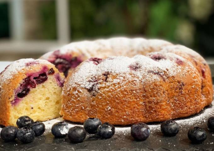 Simple Way to Make Award-winning Blueberry Lemon Cake