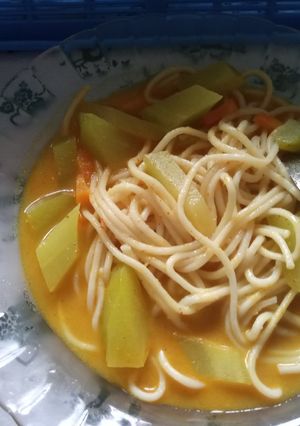 Foto resep Mie gomak kuah andaliman
