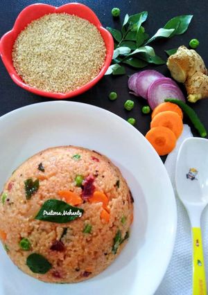 A picture of Dalia Upma.