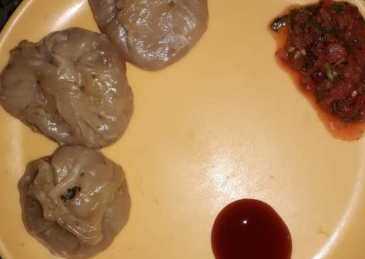 Steamed momos