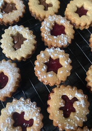 Une photo de Sablés de Noël Fourrés