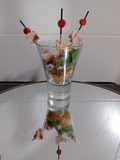 Brocheta de pollo tandoori y frutos secos