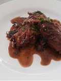 Pollo al vino tinto Facil