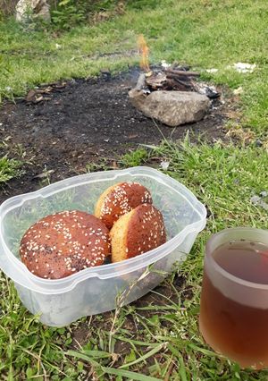عکسی از دستور کیک سیب