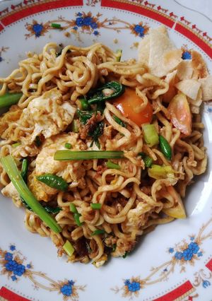 Foto resep Mie goreng sederhana