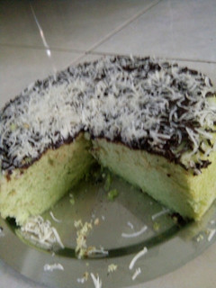 Foto resep Kue Bolu Pandan Kukus