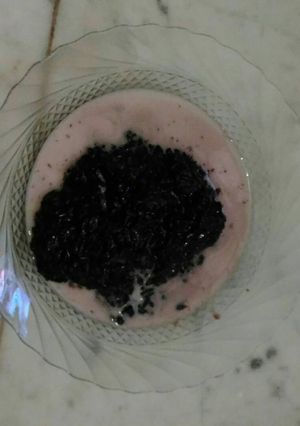 Foto resep Bubur ketan hitam saus santan