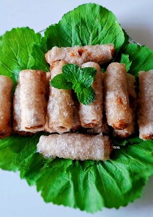Hình của món Chả Giò khoai môn-thịt.