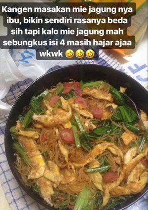 Foto resep Mie jagung goreng