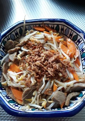 Foto resep Tumis tauge wortel bakso