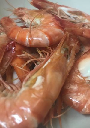 รูปของ กุ้งนึ่ง แสนจะธรรมดาาา