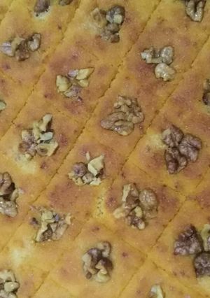 صورة لوصفة هريسة بالجوز